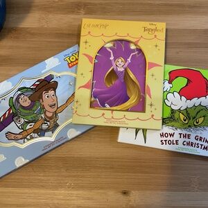 3 Eyeshadow Palettes—The Grinch ~ Toy Story ~ Tangled ~ Beautiful New Palettes